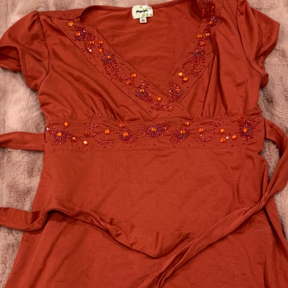 Faux Wrap blouse